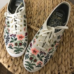 Embroidered Herb Garden Rifle Paper Co. × Keds